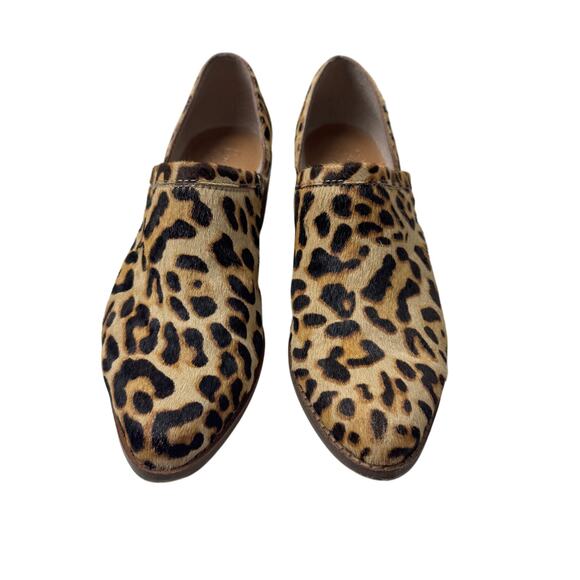 Crown Vintage Leopard Cheetah Print Calf Hair Booties Women's Size 6 - Picture 2 of 10